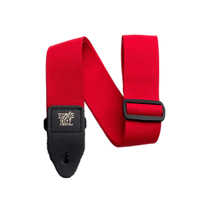 (Copy) ERNIE BALL POLYPRO GUITAR STRAP/BASS STRAP - RED