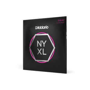 D’ADDARIO 09-42 SUPER LIGHT, NYXL ELECTRIC GUITAR STRINGS