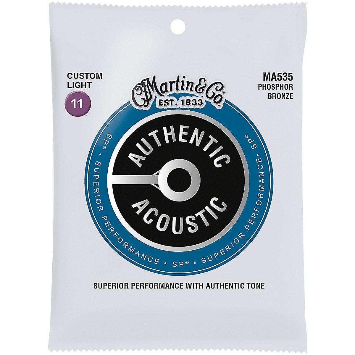 MARTIN & CO 11-52 PHOSPHOR BRINZE ACOUSTIC GUITAR STRINGS