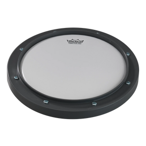 REMO PRACTICE PAD - TUNABLE, GREY, AMBASSADOR COATED DRUMHEAD, 10”