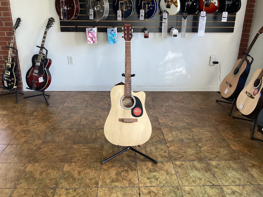 FENDER FA-25CE DREADNOUGHT NATURAL ACOUSTIC GUITAR