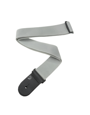 D’ADDARIO POLYPRO GUITAR STRAP - SILVER