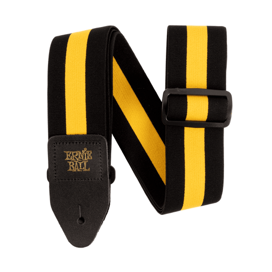 COMFORT STRETCH GUITAR STRAP/BASS STRAP - RACER YELLOW