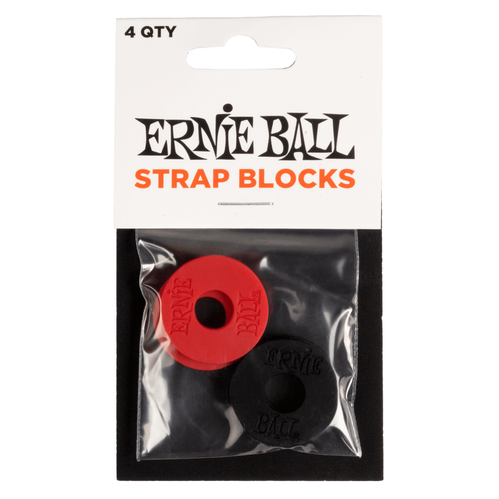 STRAP BLOCKS - RED AND BLACK - 4 PACK