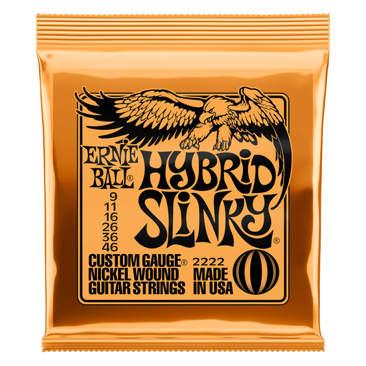 HYBRID SLINKY NICKEL WOUND ELECTRIC GUITAR STRINGS 9-46 GAUGE