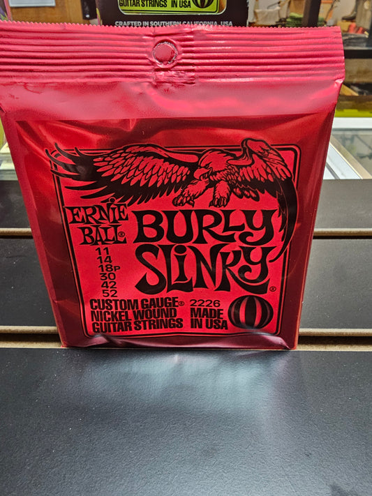 ERNIE BALL BURLY SLINKY STRINGS 11-52